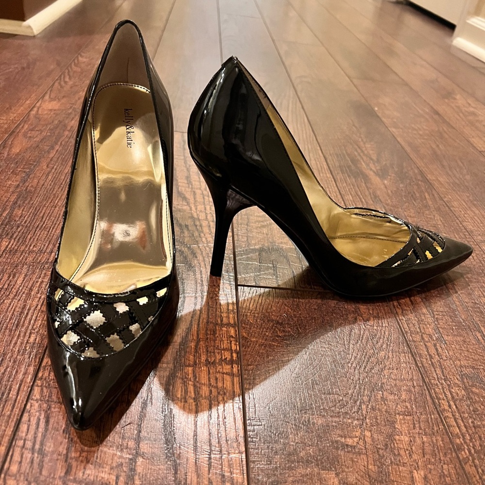 Kelly and Katie brand new black stilettos size 10